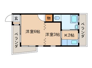 山科　小堀マンションの物件間取画像